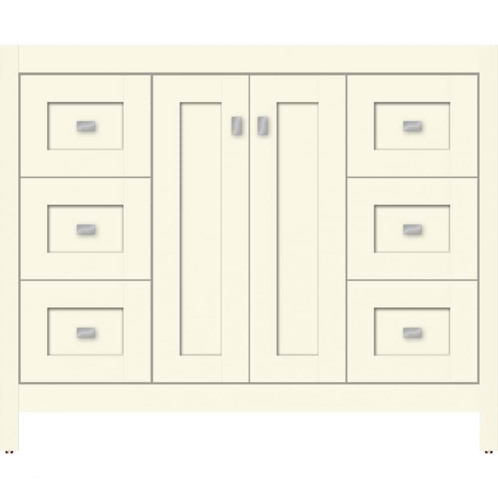 42 X 21 X 34.5 Alki View Vanity Shaker Sat Biscuit Sb
