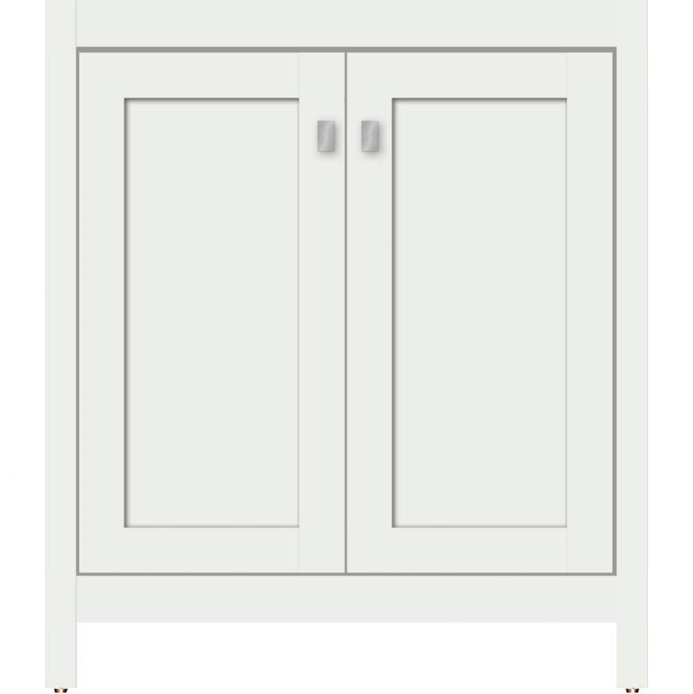 30 X 21 X 34.5 Alki View Vanity Shaker Powder Grey Std