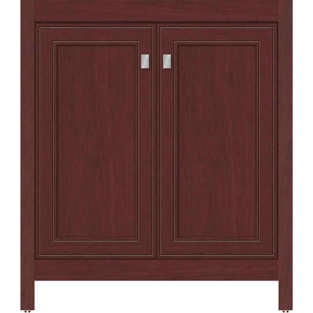 30 X 18.5 X 34.5 Alki View Vanity Deco Miter Dk Cherry Std