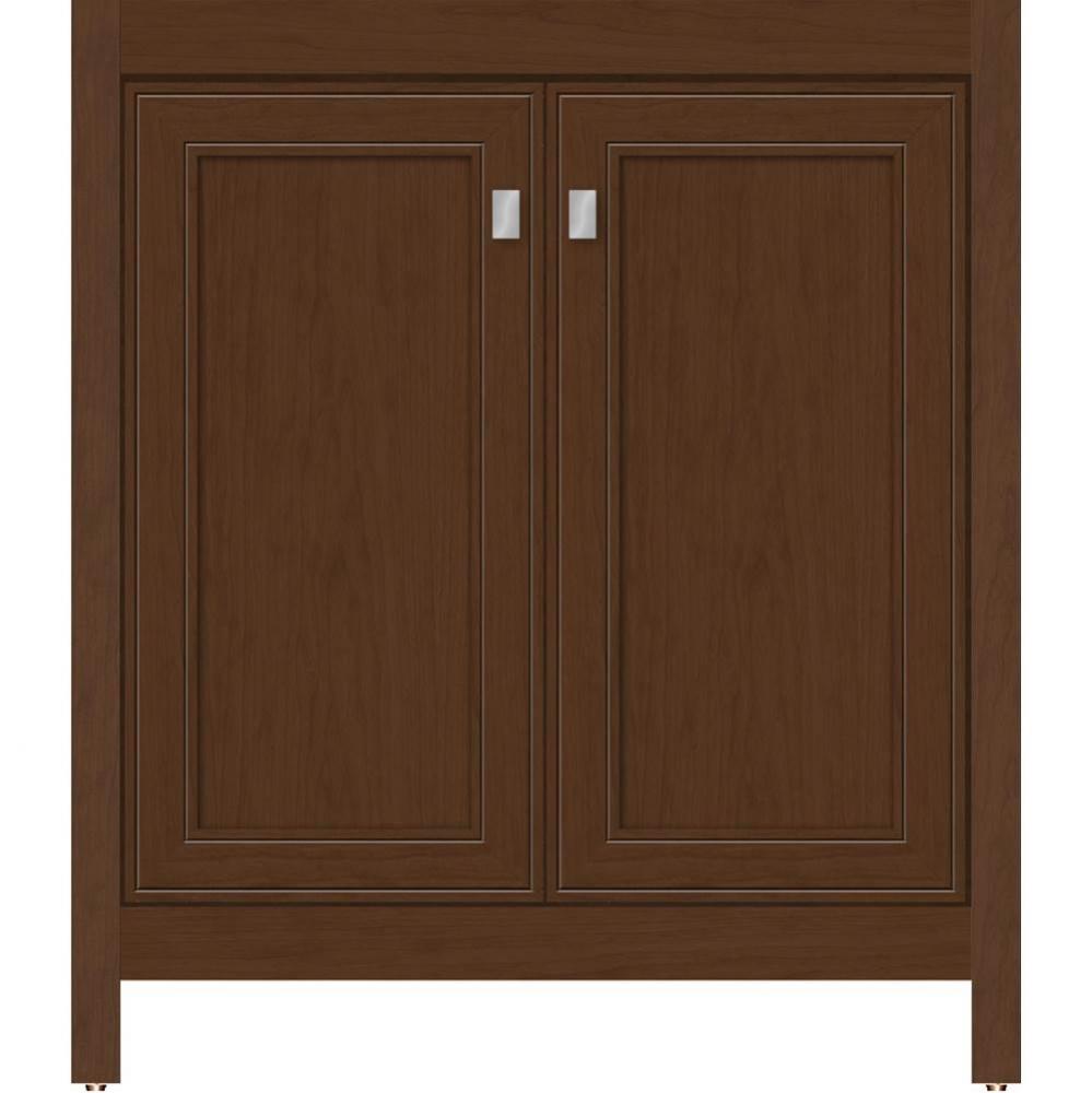 30 X 18.5 X 34.5 Alki View Vanity Deco Miter Pecan Cherry Std