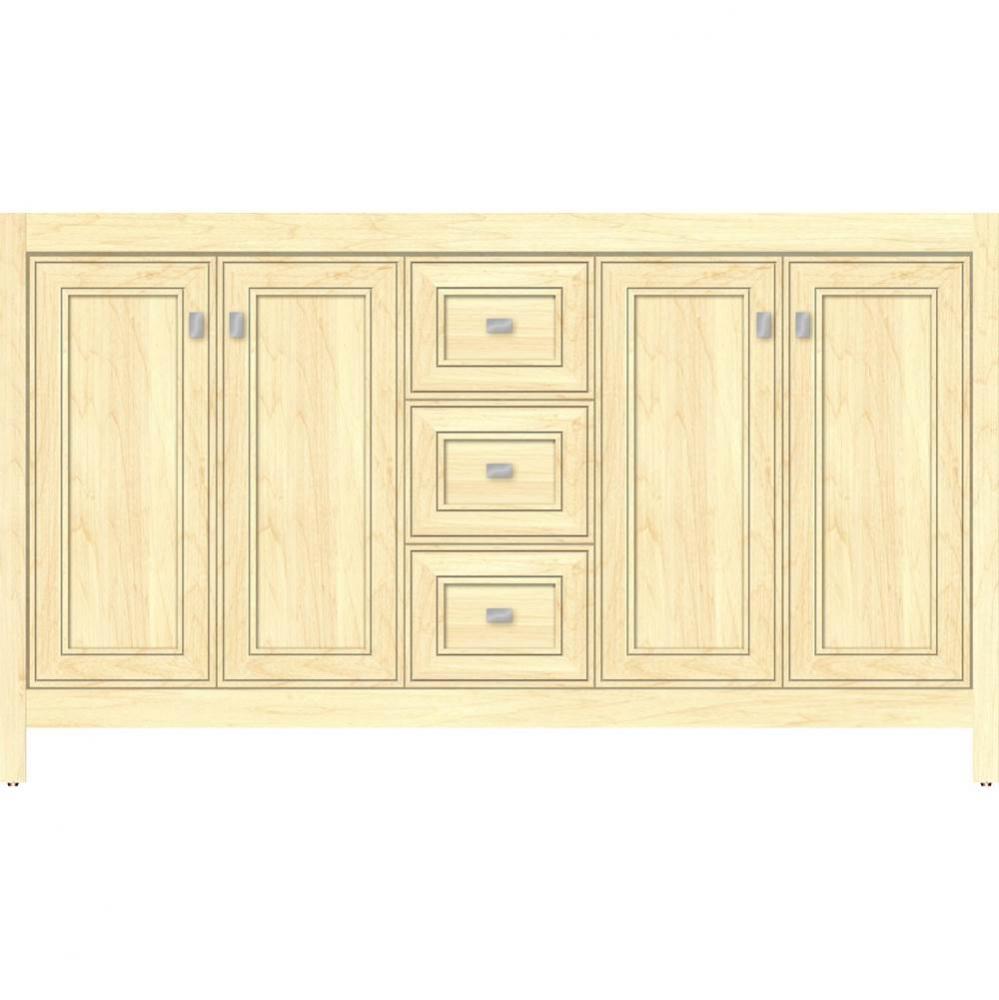60 X 21 X 34.5 Alki View Vanity Deco Miter Nat Maple Db
