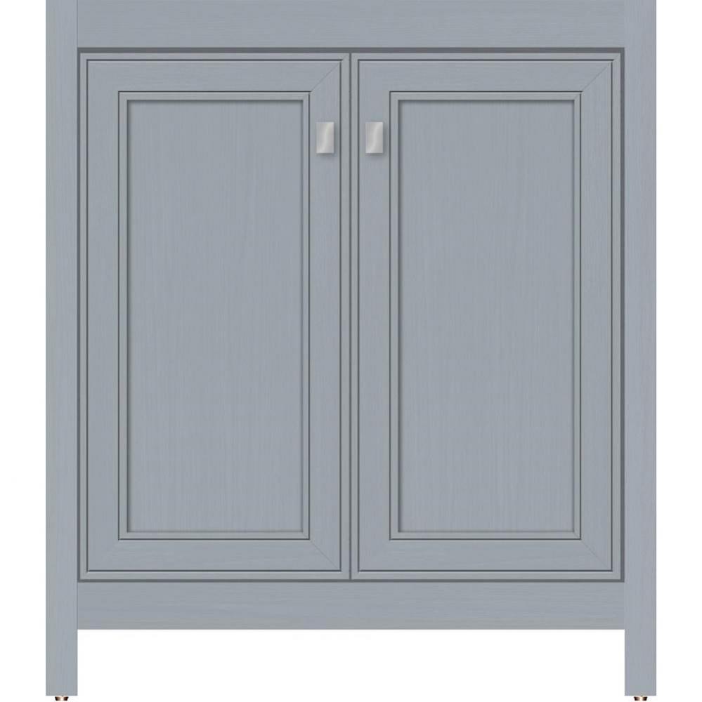 30 X 18.5 X 34.5 Alki View Vanity Deco Miter Silver Oak Std