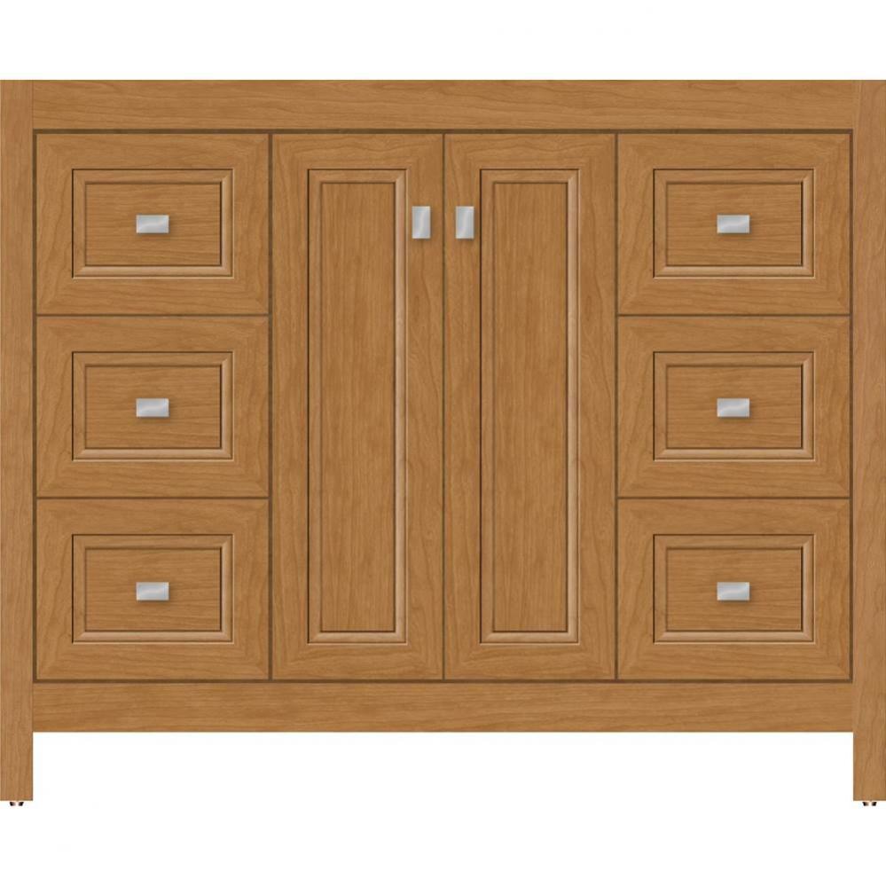 42 X 21 X 34.5 Alki View Vanity Ogee Miter Nat Cherry Sb