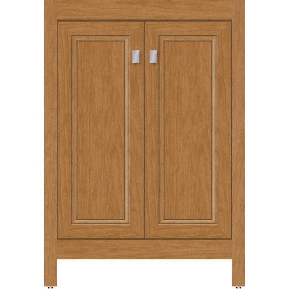 24 X 18.5 X 34.5 Alki View Vanity Ogee Miter Nat Cherry Std
