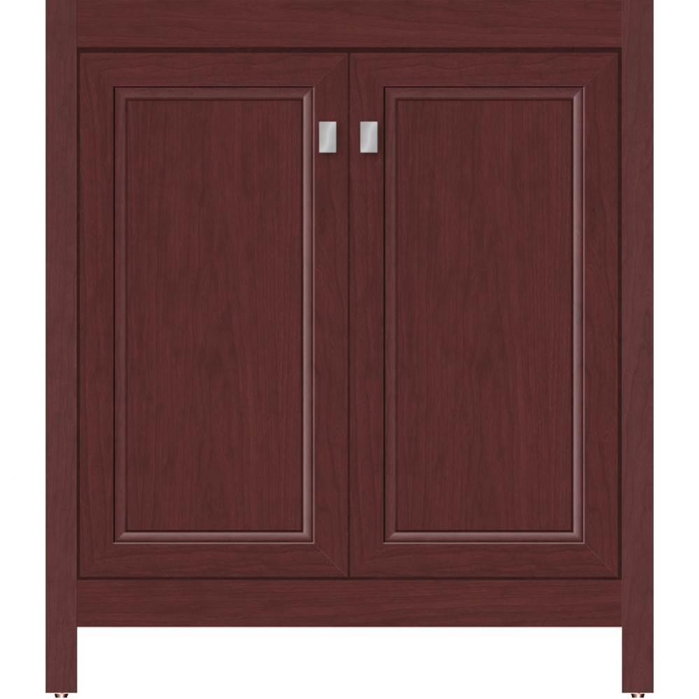 30 X 18.5 X 34.5 Alki View Vanity Ogee Miter Dk Cherry Std