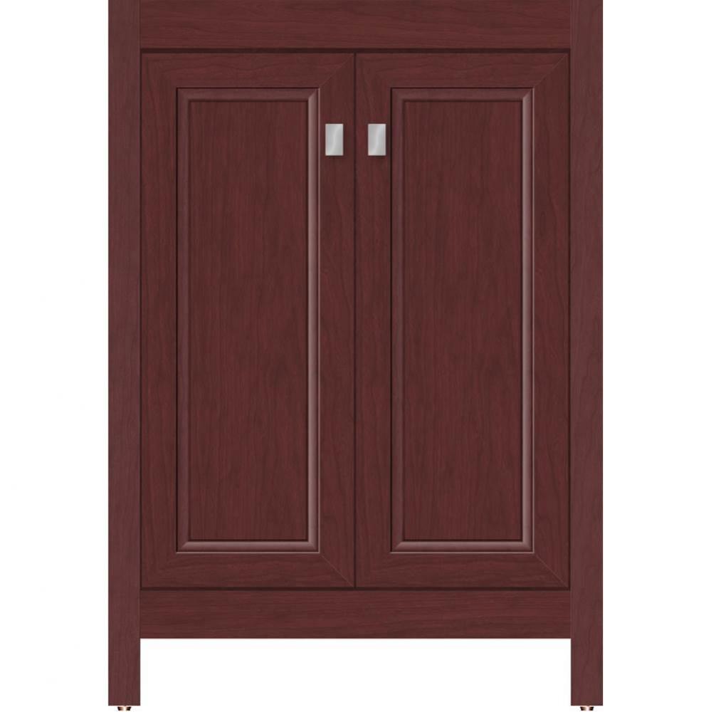 24 X 18.5 X 34.5 Alki View Vanity Ogee Miter Dk Cherry Std