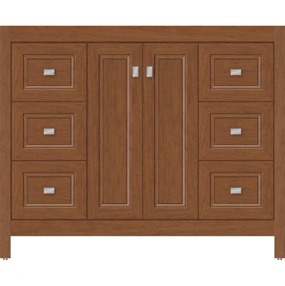 42 X 21 X 34.5 Alki View Vanity Ogee Miter Cinn Cherry Sb