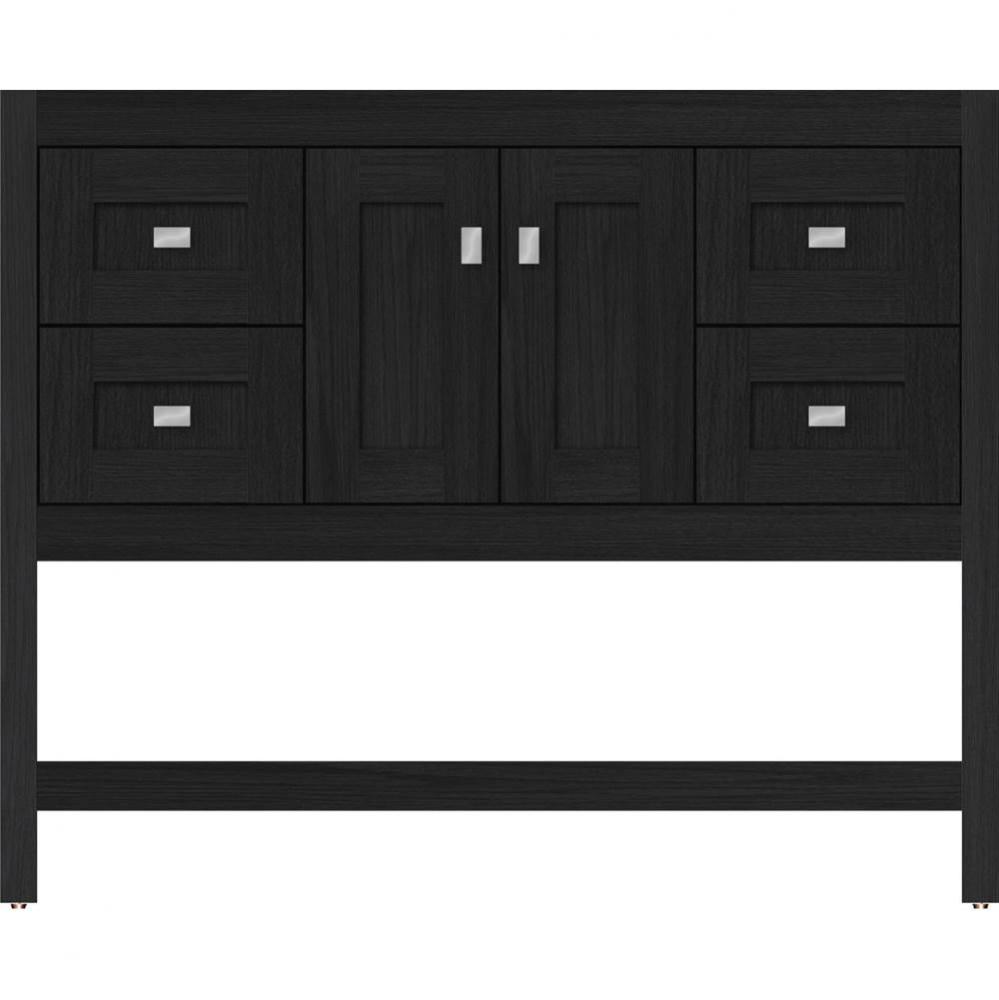 42 X 21 X 34.5 Alki Spa Vanity Shaker Midnight Oak Sb