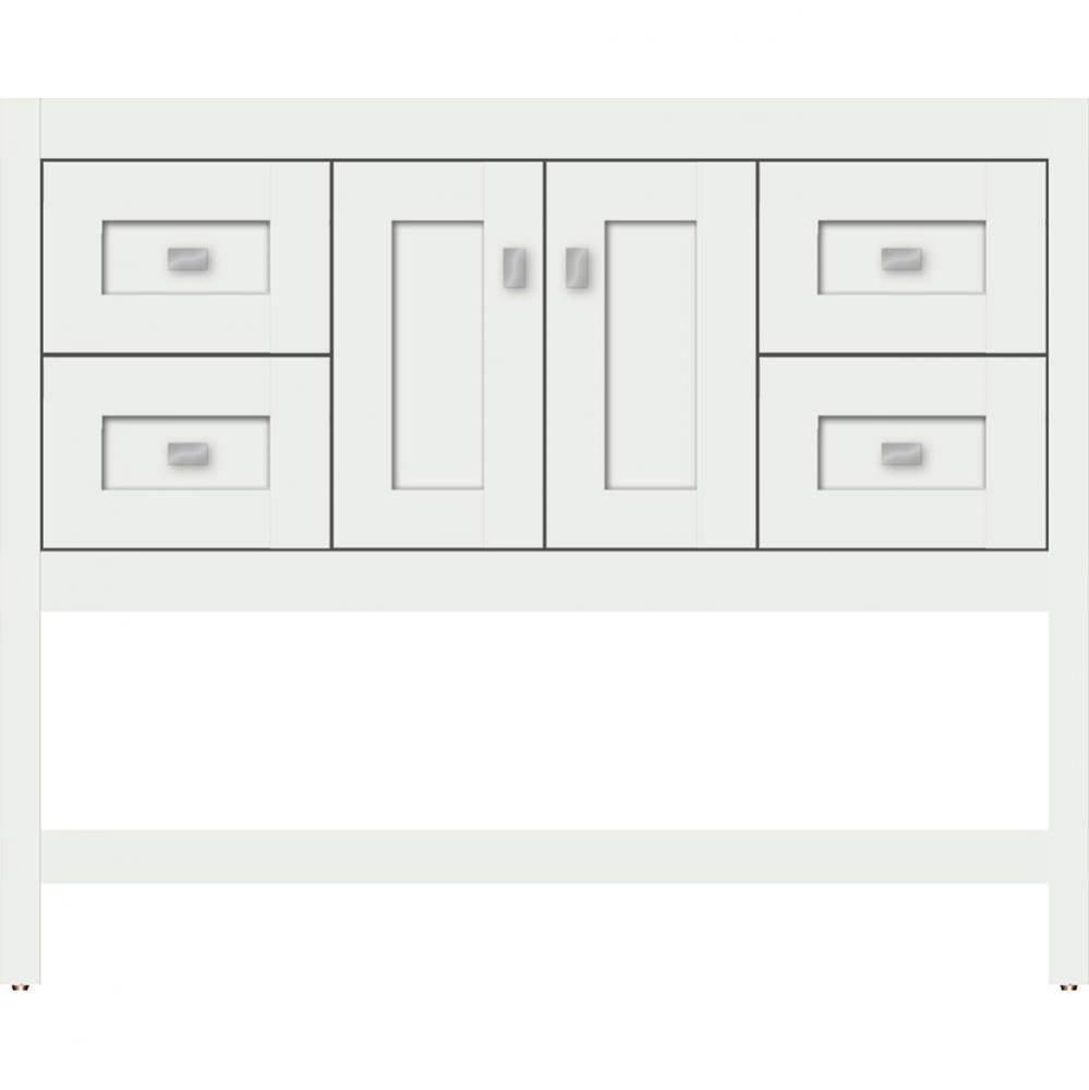 42 X 21 X 34.5 Alki Spa Vanity Shaker Powder Grey Sb