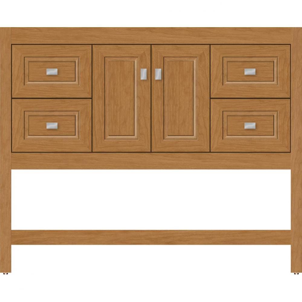 42 X 18.5 X 34.5 Alki Spa Vanity Ogee Miter Nat Cherry Sb