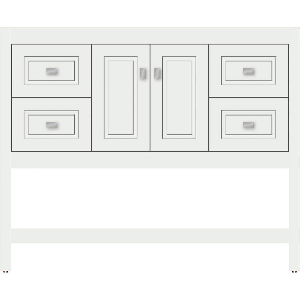 42 X 21 X 34.5 Alki Spa Vanity Ogee Miter Powder Grey Sb