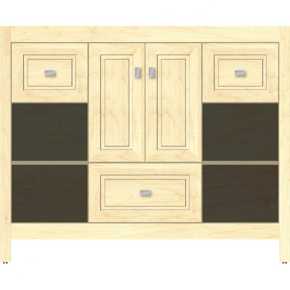 42 X 21 X 34.5 Alki Cafe Vanity Ogee Miter Nat Maple Sb