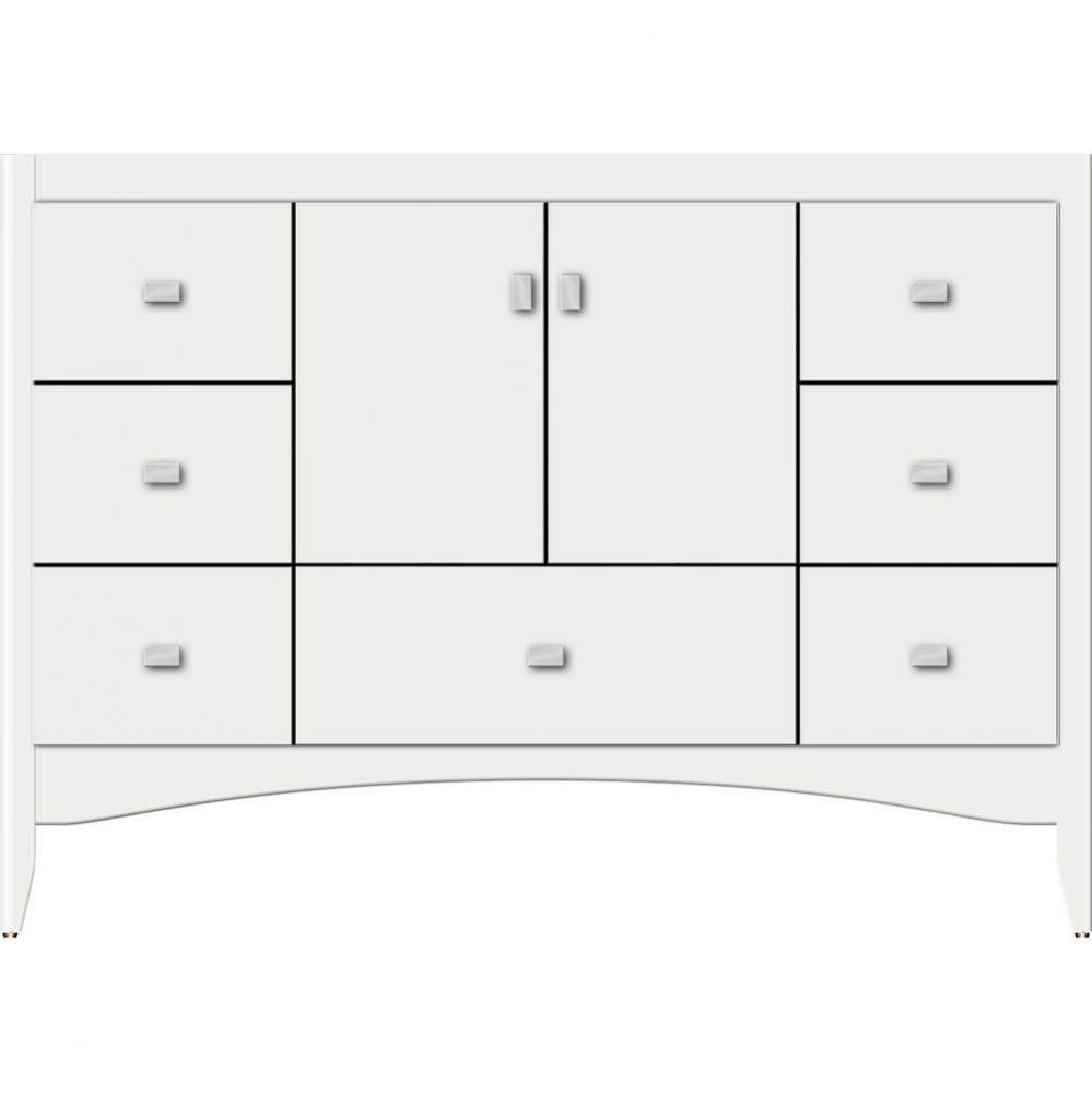 48 X 18 X 34.5 Wallingford Vanity Slab Powder Grey Sb
