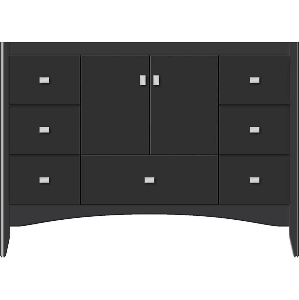 48 X 21 X 34.5 Wallingford Vanity Slab Sat Black Sb