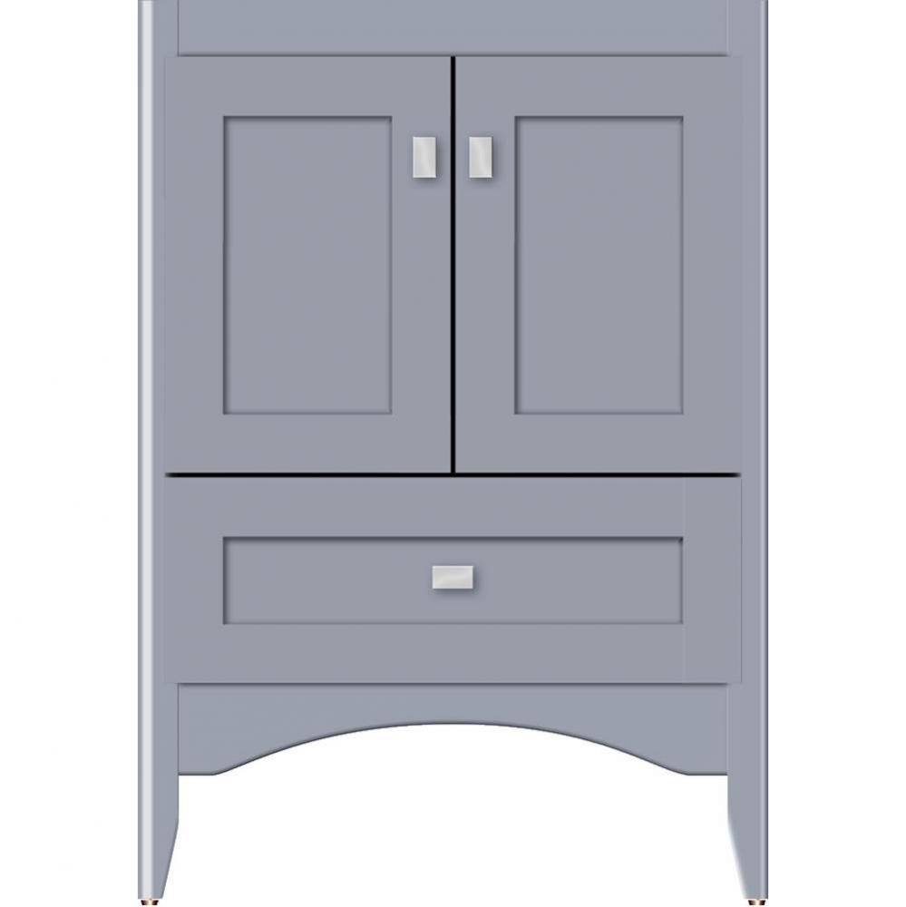 24 X 18 X 34.5 Wallingford Vanity Shaker Sat Silver Std