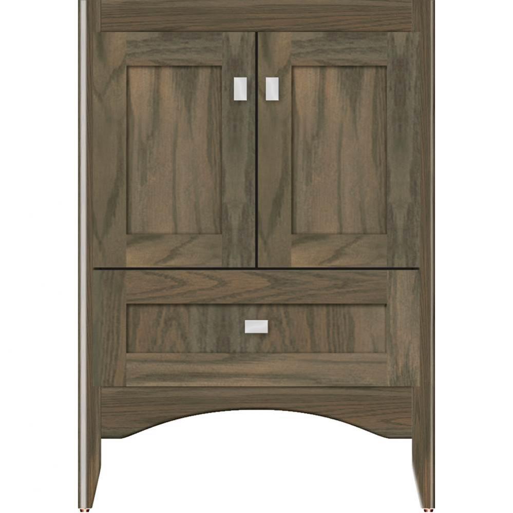 24 X 21 X 34.5 Wallingford Vanity Shaker Dusky Oak Std