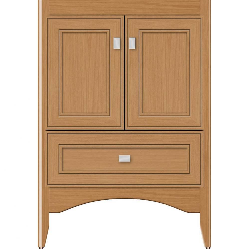 24 X 18 X 34.5 Wallingford Vanity Deco Miter Nat Oak Std