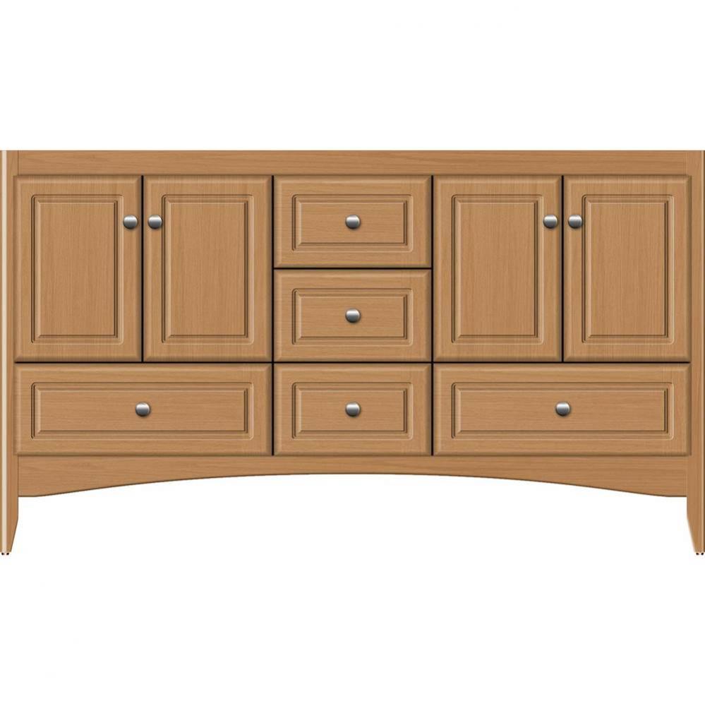 60 X 21 X 34.5 Wallingford Vanity Ultra Nat Oak Db