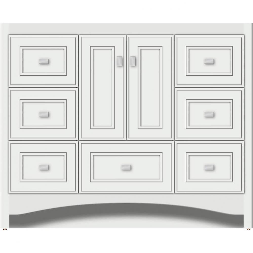 42 X 21 X 34.5 Ravenna Vanity Deco Miter Powder Grey Sb