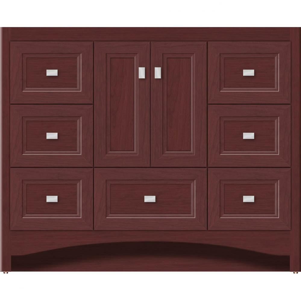 42 X 18 X 34.5 Ravenna Vanity Ogee Miter Dk Cherry Sb