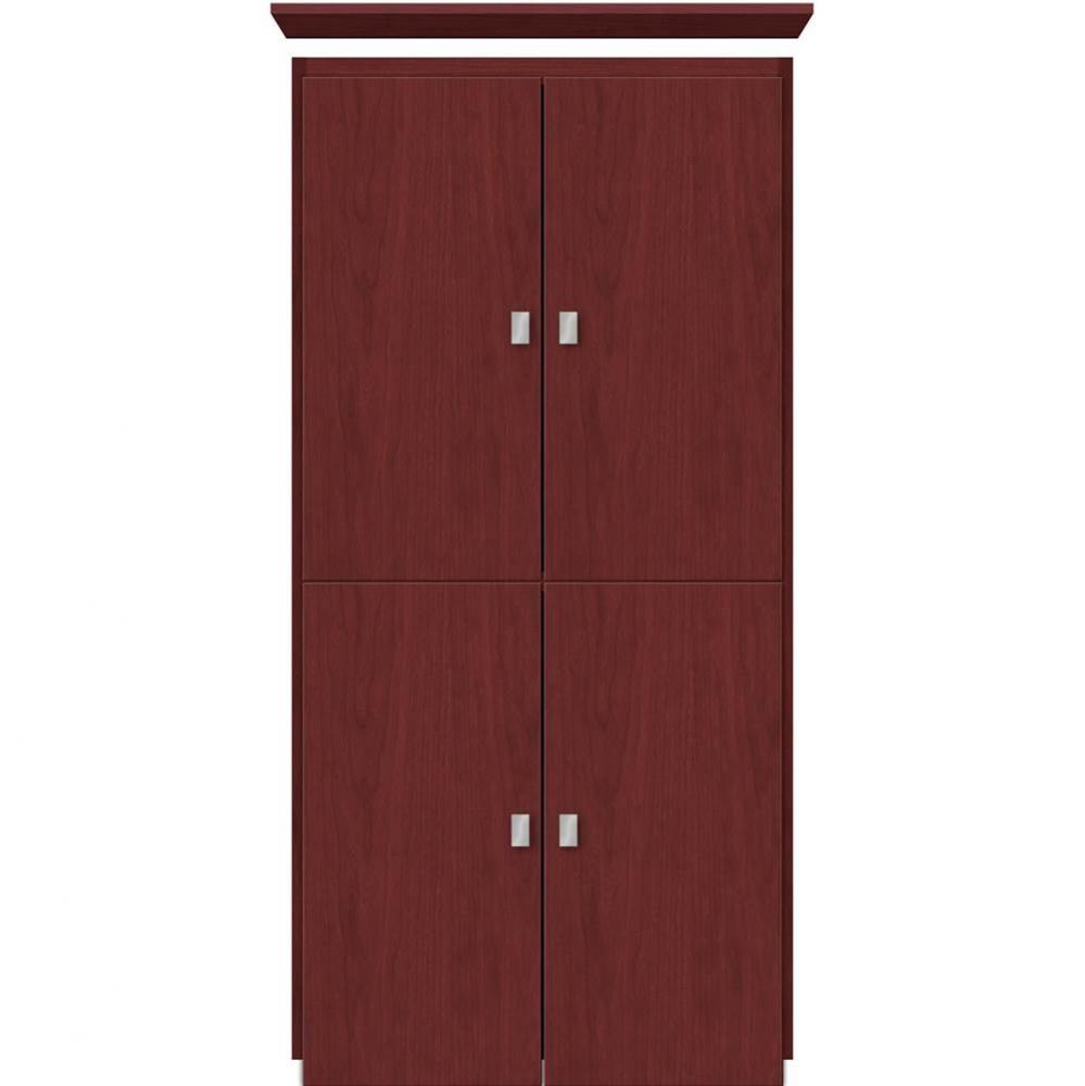 24 X 18 X 48 Montlake Linen Upper Slab Dk Cherry