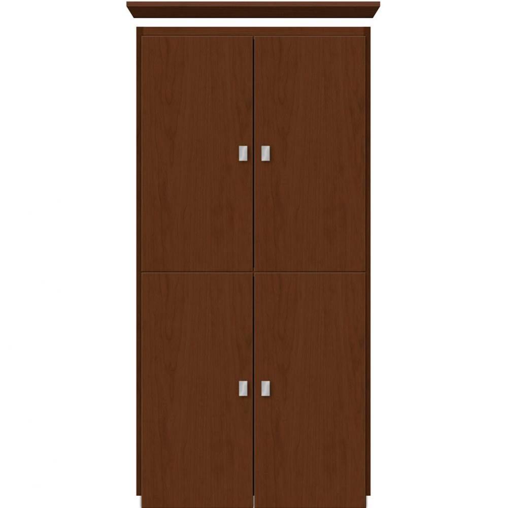 24 X 18 X 48 Montlake Linen Upper Slab Pecan Cherry