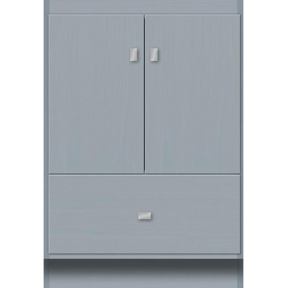 24 X 21 X 34.5 Montlake Vanity Slab Silver Oak Std