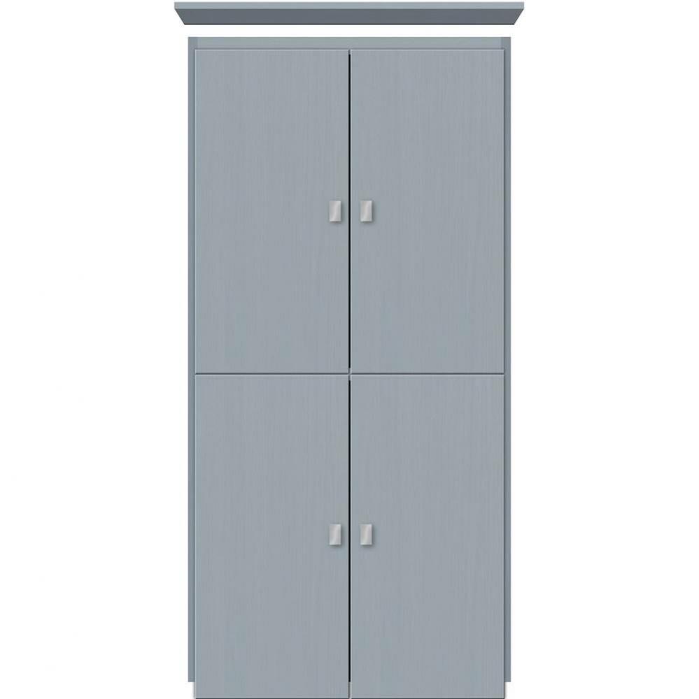 24 X 21 X 48 Montlake Linen Upper Slab Silver Oak