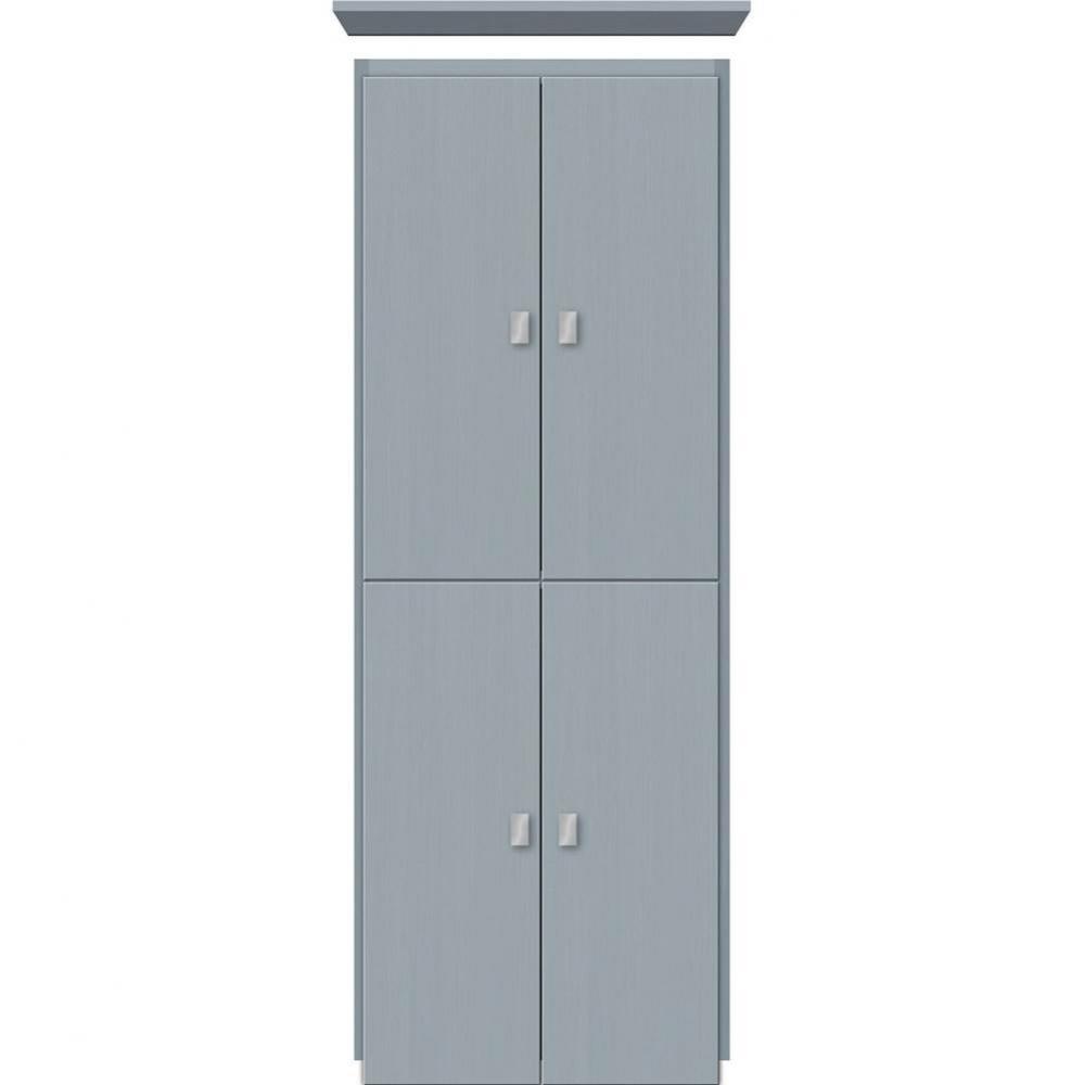 18 X 21 X 48 Montlake Linen Upper Slab Silver Oak