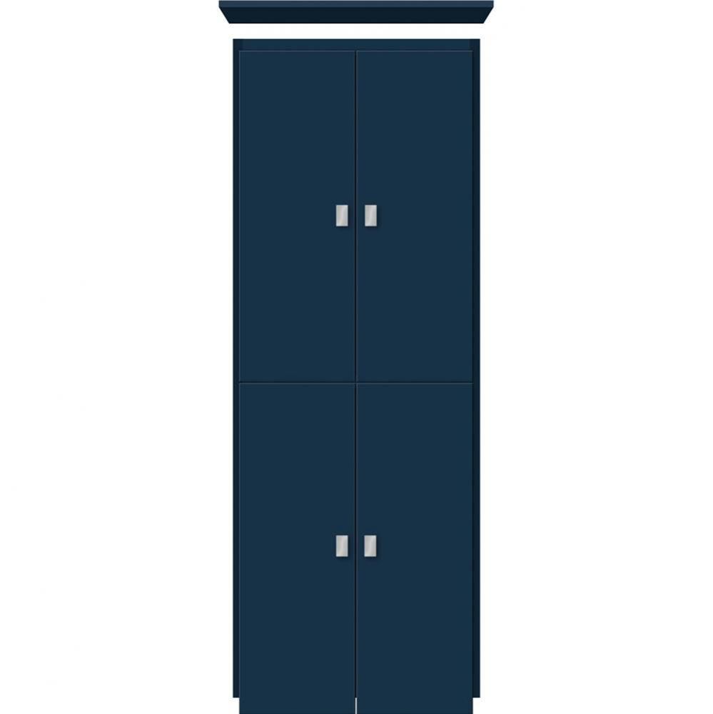 18 X 18 X 48 Montlake Linen Upper Slab Lapis Night