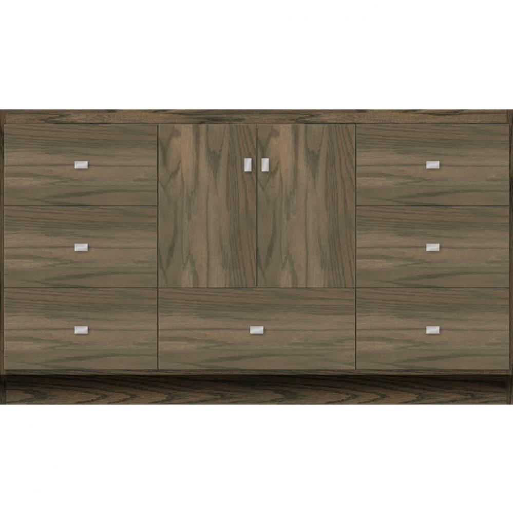 60 X 21 X 34.5 Montlake Vanity Slab Dusky Oak Sb