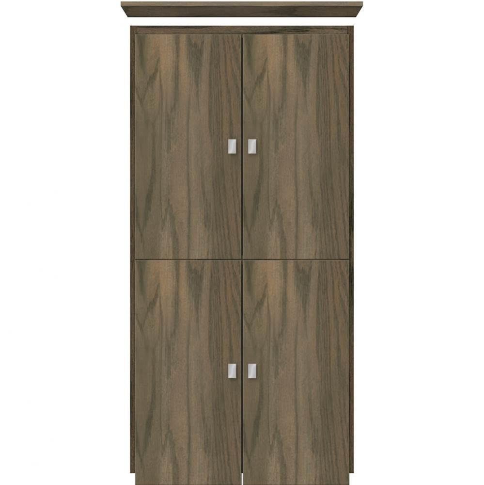 24 X 21 X 48 Montlake Linen Upper Slab Dusky Oak