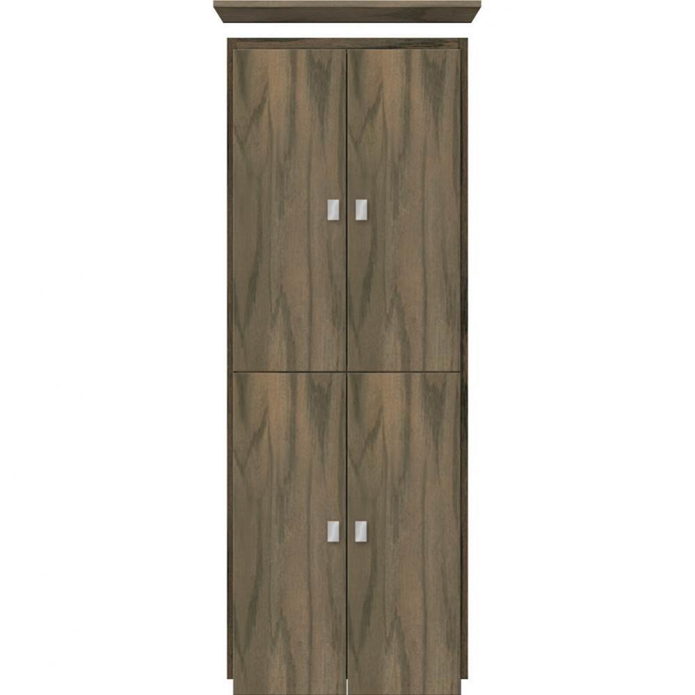 18 X 18 X 48 Montlake Linen Upper Slab Dusky Oak