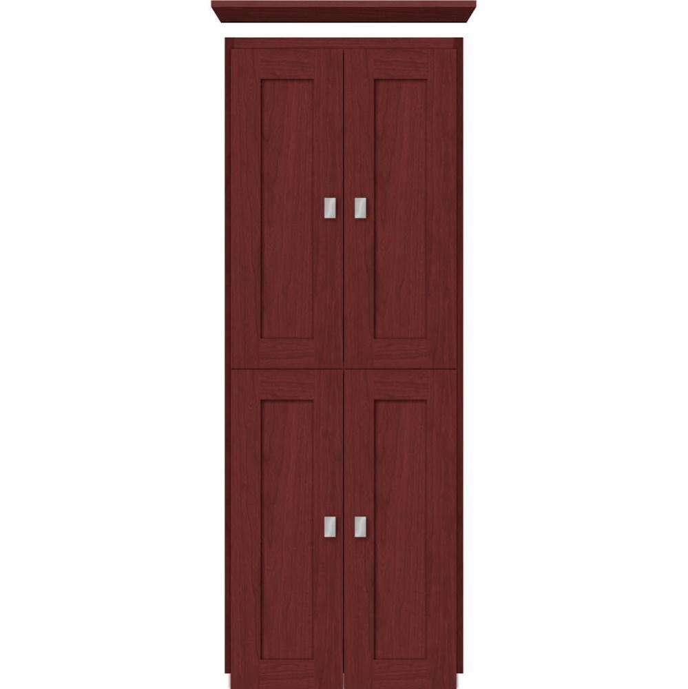18 X 21 X 48 Montlake Linen Upper Shaker Dk Cherry