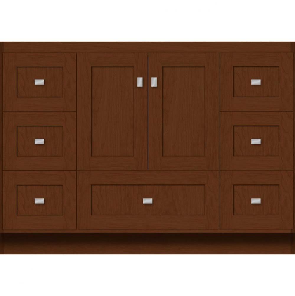 48 X 21 X 34.5 Montlake Vanity Shaker Pecan Cherry Sb