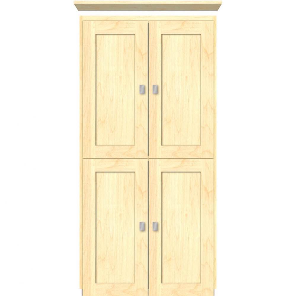 24 X 21 X 48 Montlake Linen Upper Shaker Nat Maple