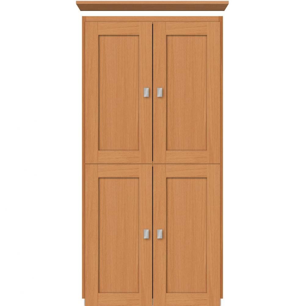 24 X 21 X 48 Montlake Linen Upper Shaker Nat Oak