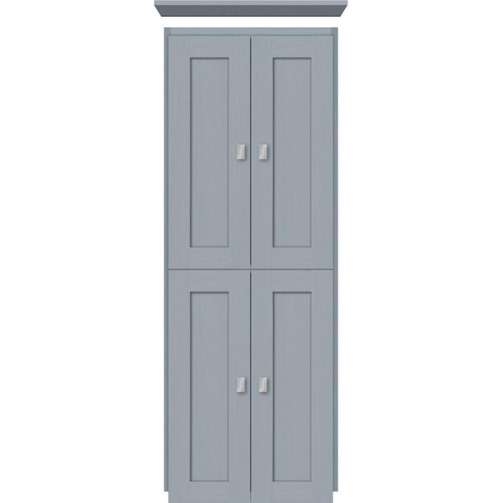 18 X 21 X 48 Montlake Linen Upper Shaker Silver Oak