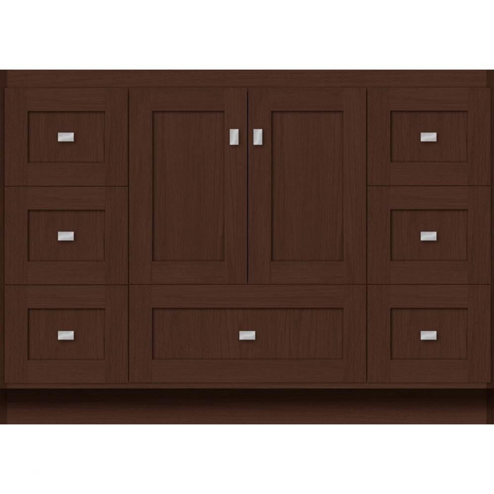 48 X 21 X 34.5 Montlake Vanity Shaker Choc Oak Sb
