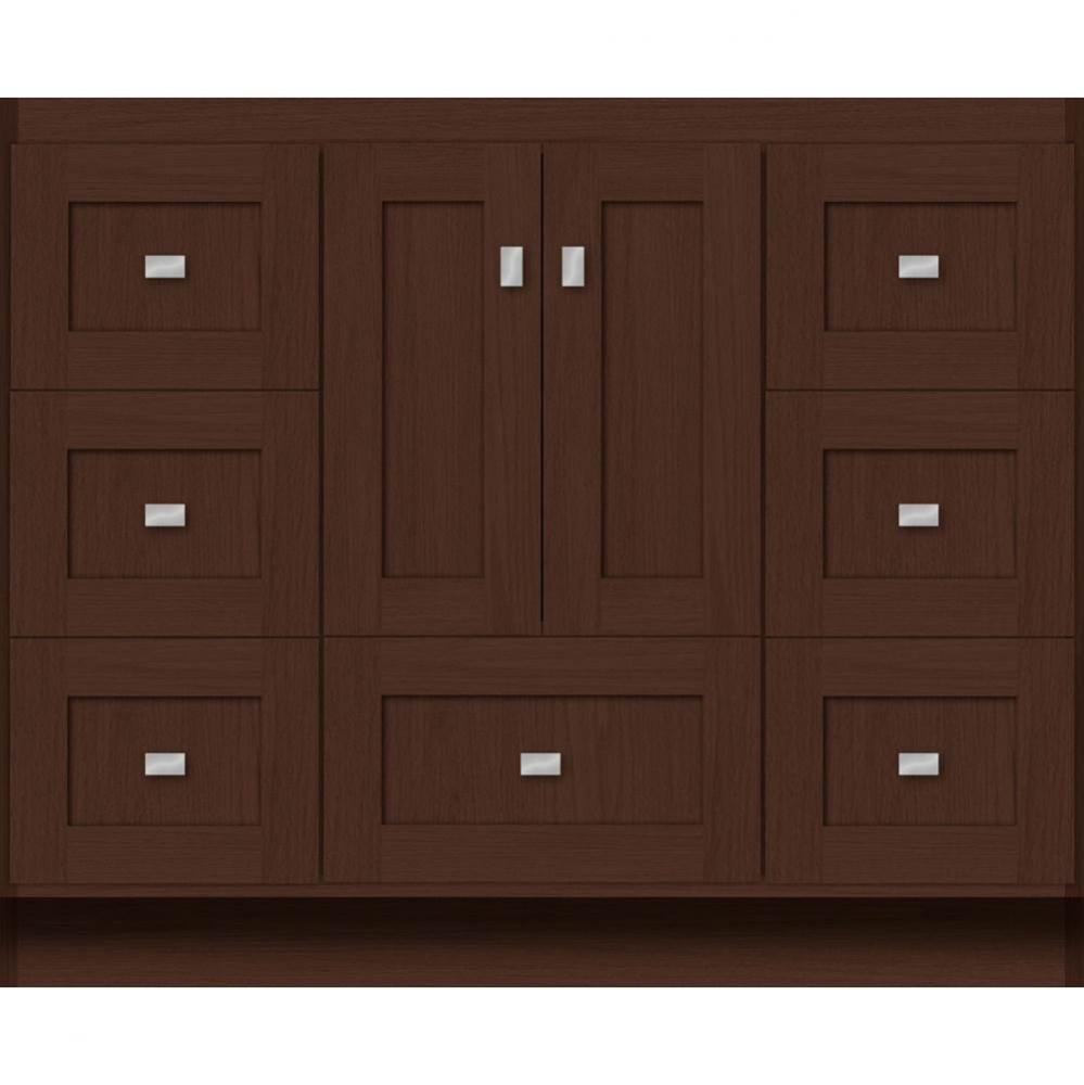 42 X 18 X 34.5 Montlake Vanity Shaker Choc Oak Sb