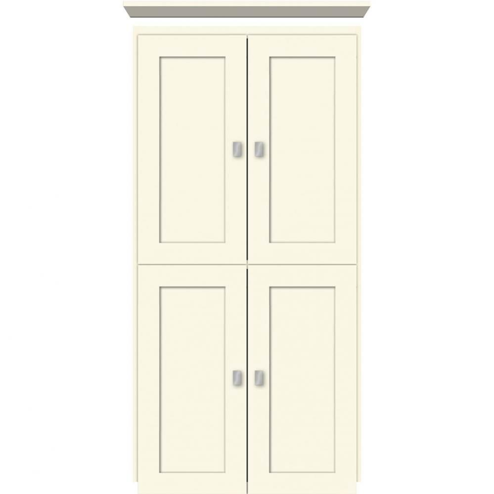 24 X 18 X 48 Montlake Linen Upper Shaker Sat Biscuit