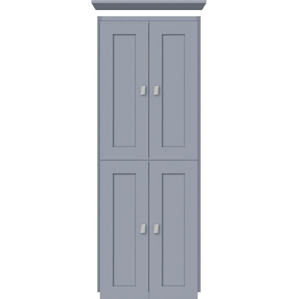 18 X 21 X 48 Montlake Linen Upper Shaker Sat Silver