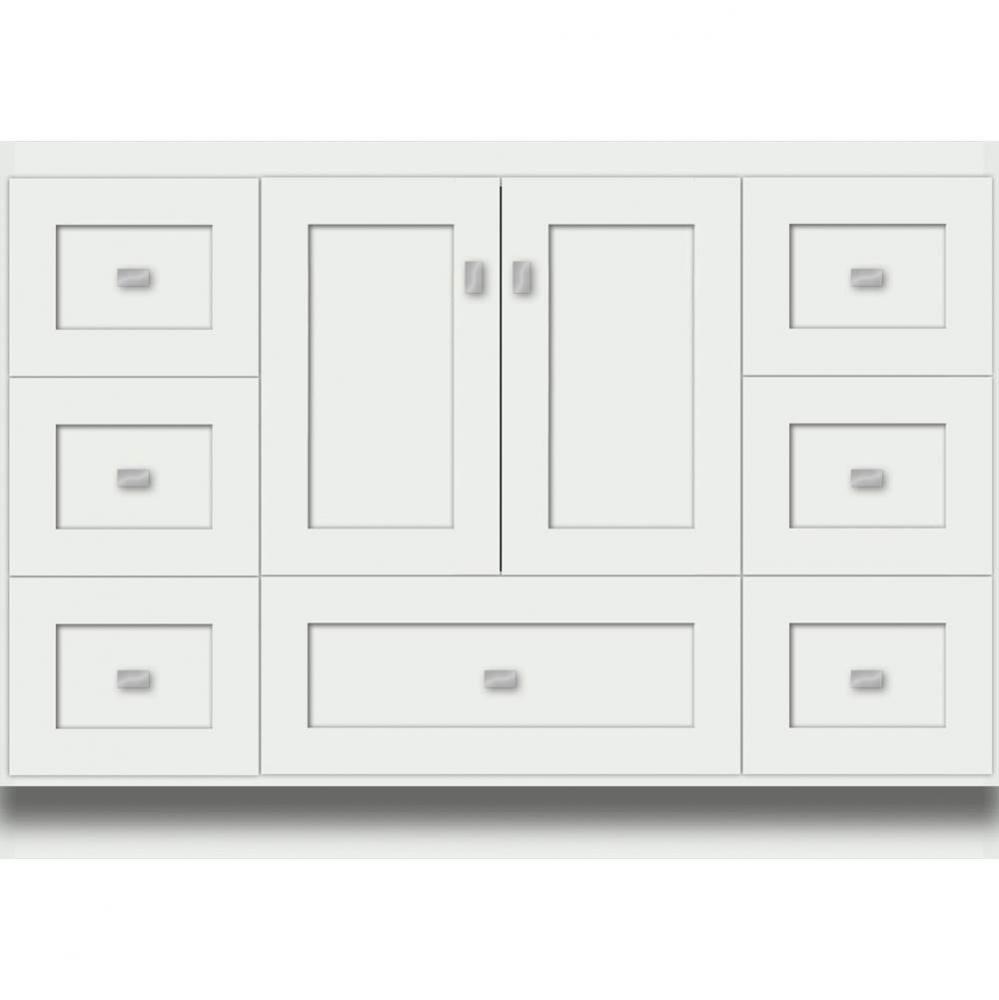 48 X 21 X 34.5 Montlake Vanity Shaker Powder Grey Sb
