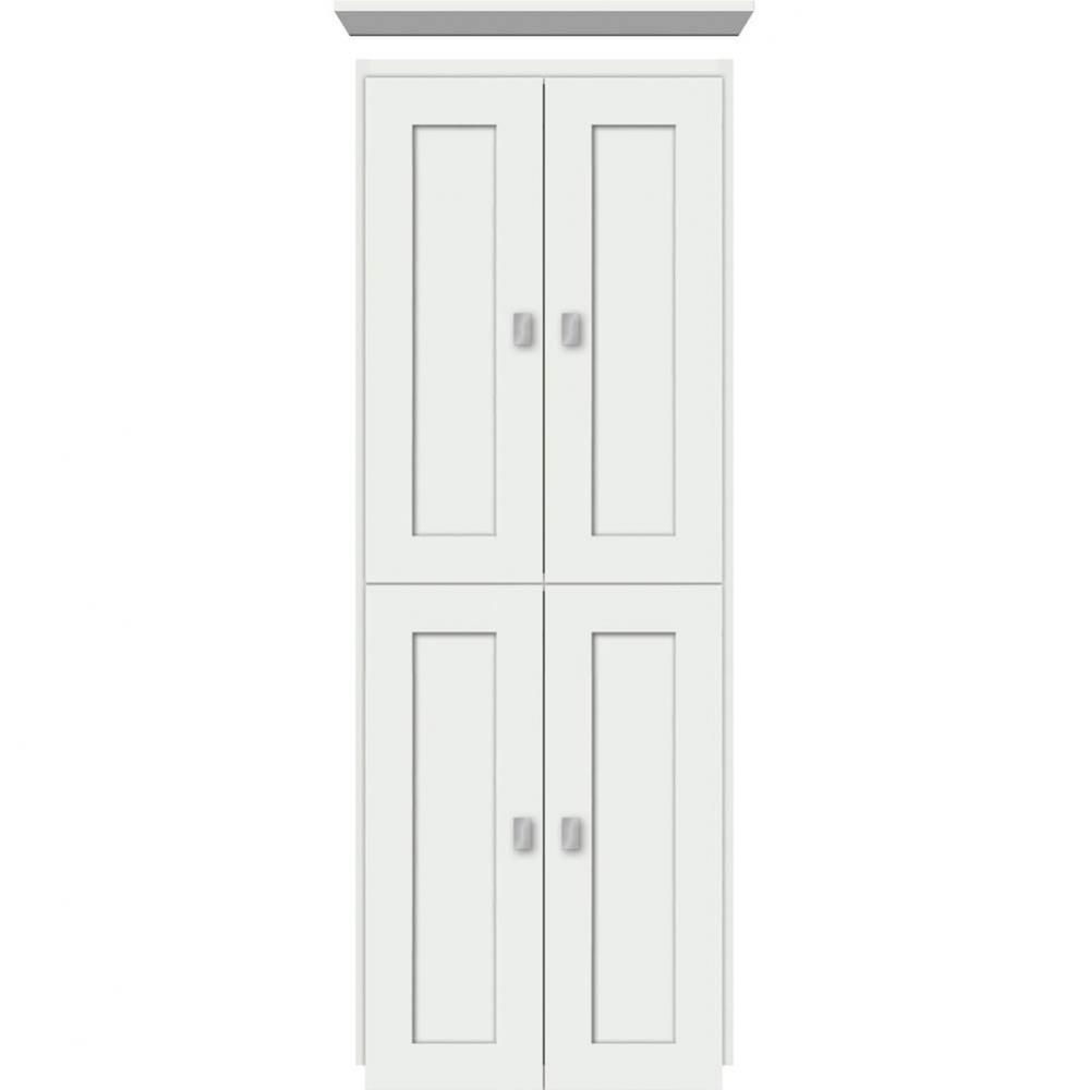 18 X 18 X 48 Montlake Linen Upper Shaker Powder Grey