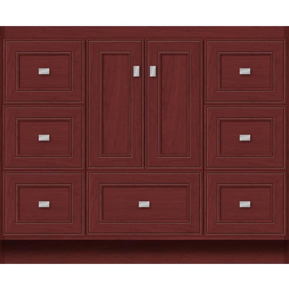 42 X 21 X 34.5 Montlake Vanity Deco Miter Dk Cherry Sb