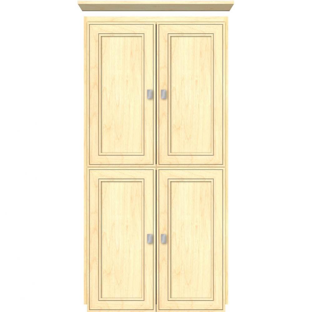 24 X 21 X 48 Montlake Linen Upper Deco Miter Nat Maple