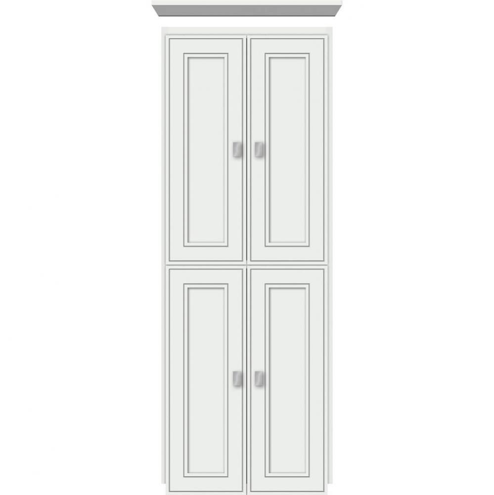 18 X 21 X 48 Montlake Linen Upper Deco Miter Powder Grey