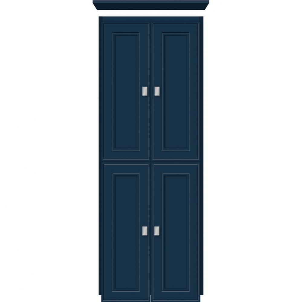 18 X 21 X 48 Montlake Linen Upper Deco Miter Lapis Night