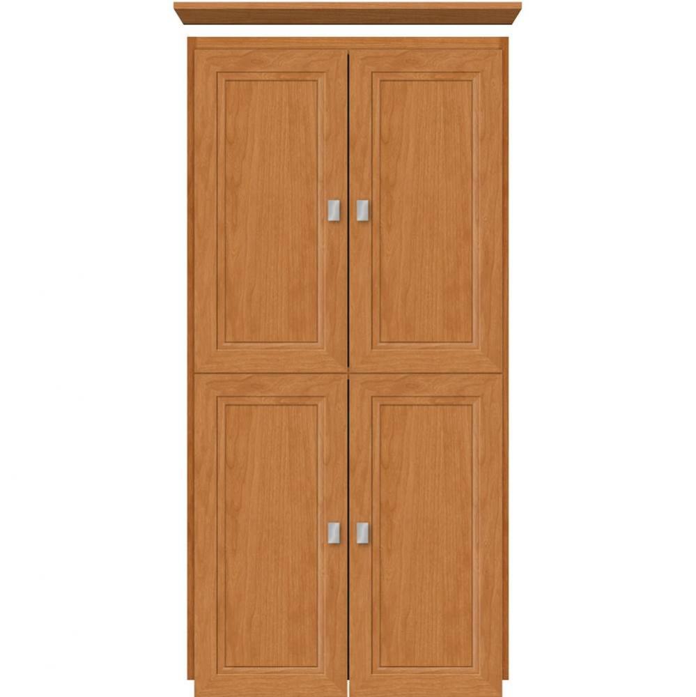 24 X 21 X 48 Montlake Linen Upper Ogee Miter Nat Cherry