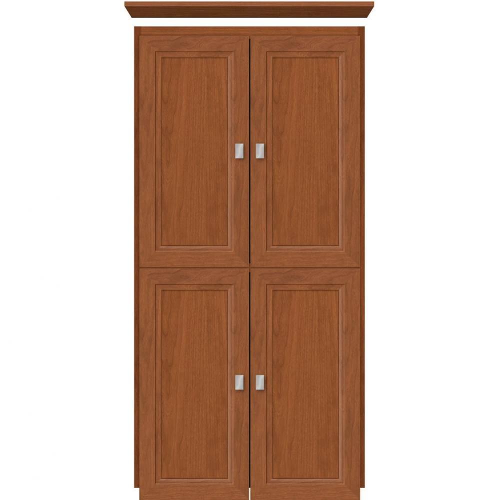 24 X 18 X 48 Montlake Linen Upper Ogee Miter Cinn Cherry